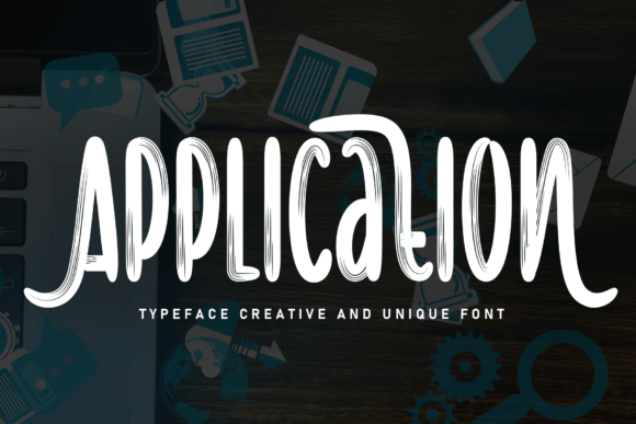 Application Font: A Sweet Script for Handmade and Commercial Designs
