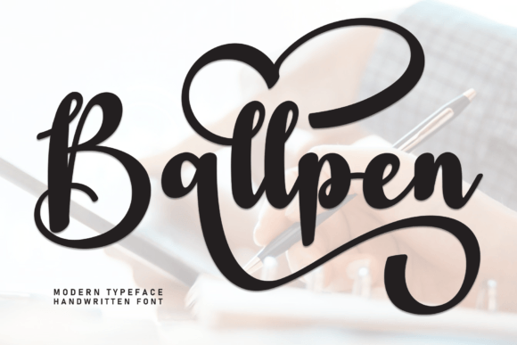 Ballpen: A Sweet Display Font