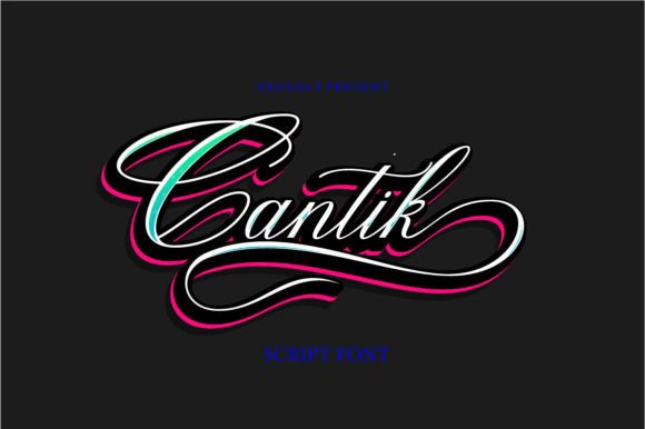 Cantik: A Handwritten Typeface for Timeless Craft Projects