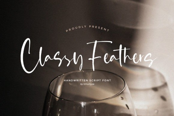 Classy Feathers: A Stylish Script Font