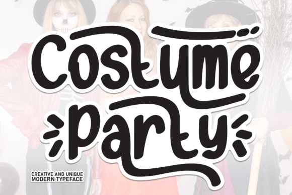 Costume Party Font: A Playful Typeface for Eye-Catching Campaigns