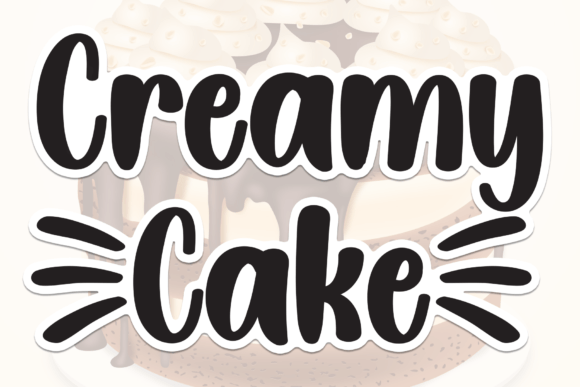 Creamy Cake Font: A Sweet Touch for Design
