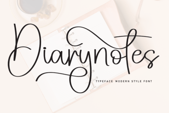 Diarynotes: A Classy Handwritten Font