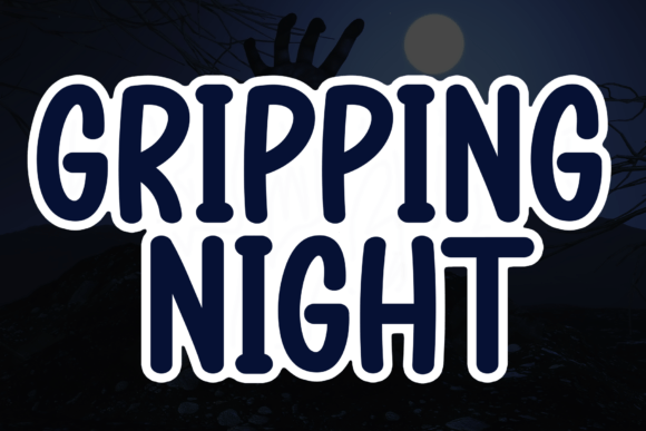 Gripping Night: A Font That Elevates Your Brand Identity