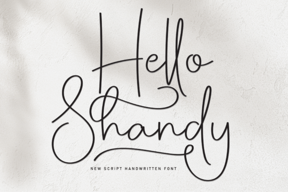 Hello Shandy: A Script Font That Elevates Web Design