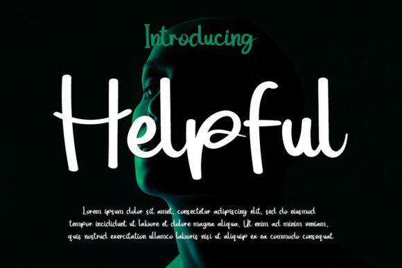 Helpfull: A Script Font That Elevates Brand Design