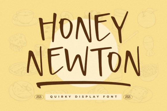 Honey Newton: A Sweet Typeface for Creative Campaigns