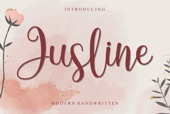Jusline: A Handwritten Typeface That Elevates Craft Projects