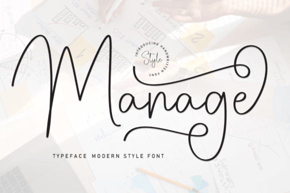Manage: A Handwritten Font That Elevates Web Design