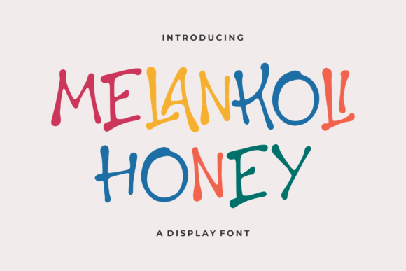 Melankoli Honey Font for Web Design
