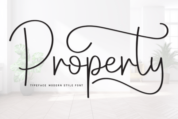 Property Font: Elegant Script for Web Design