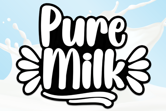 Pure Milk: A Handwritten Font for Elegant Design