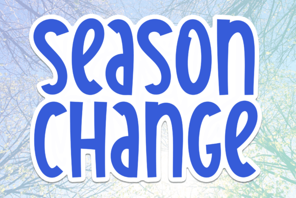 Season Change Font