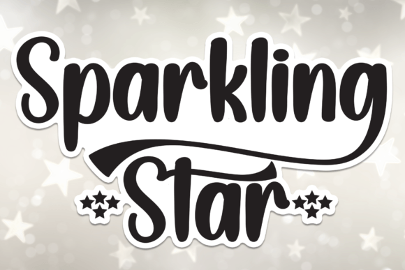 Sparkling Star Font for Business