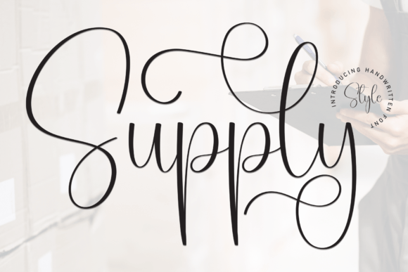 Supply: A Stylish Font for Business