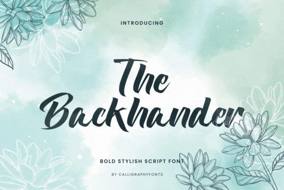 The Backhander Font: Elegant Script for Creative Projects