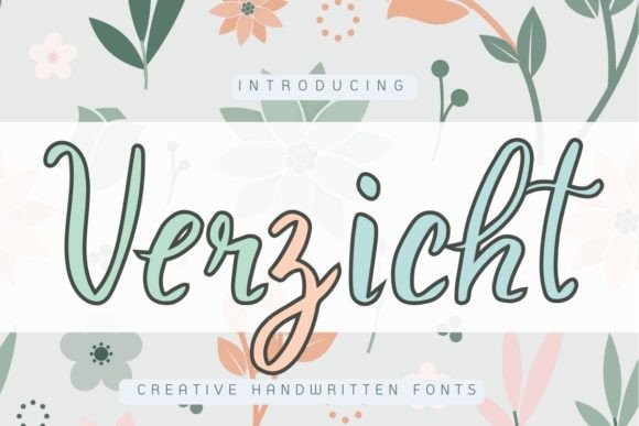 Verzicht: A Handwritten Font for Creative Campaigns